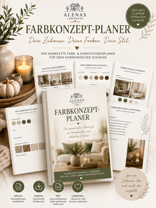 ⭐ FARBKONZEPT-PLANER | Dein Zuhause. Deine Farben. Dein Stil.