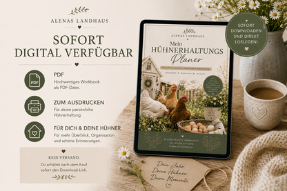 Mein Hühnerhaltungsplaner | Dein Jahresbegleiter für Stall, Hühner & Hofalltag