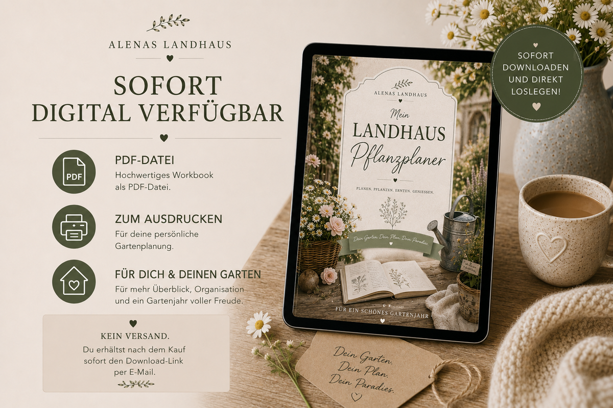 Mein Landhaus Pflanzplaner | Dein Garten. Dein Plan. Dein Paradies.