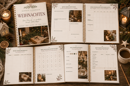 Mein Landhaus Weihnachtsplaner | Für eine gemütliche, bewusste Weihnachtszeit