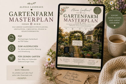 🌿 Alenas Landhaus Gartenfarm Masterplan | Wissen & Inspiration für deinen Traumgarten