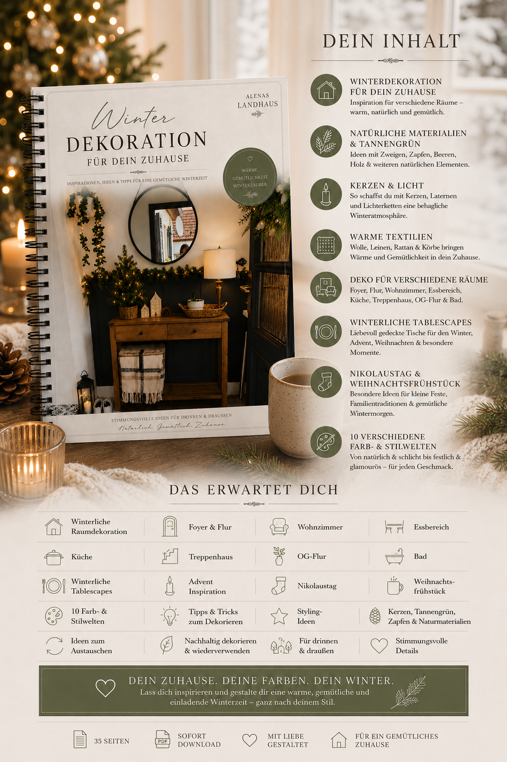 ❄️ Winter-Weihnachten Spezial | Winterlich dekorieren & wunderschöne Tablescapes gestalten